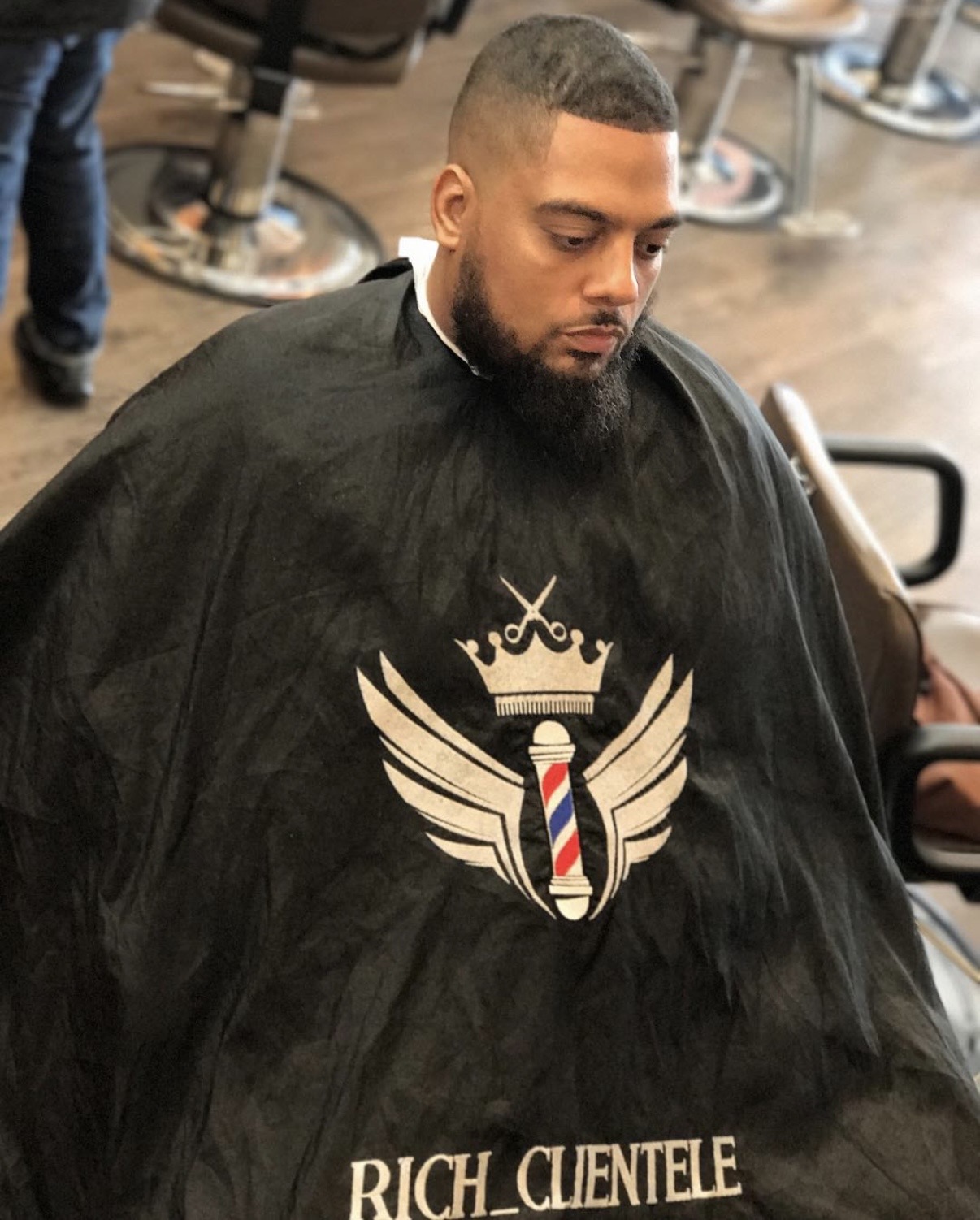Rich Clientele client haircut 11